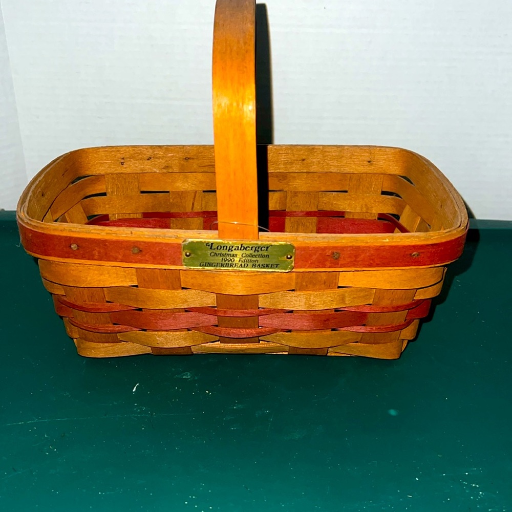 Longaberger 1990 gingerbread basket